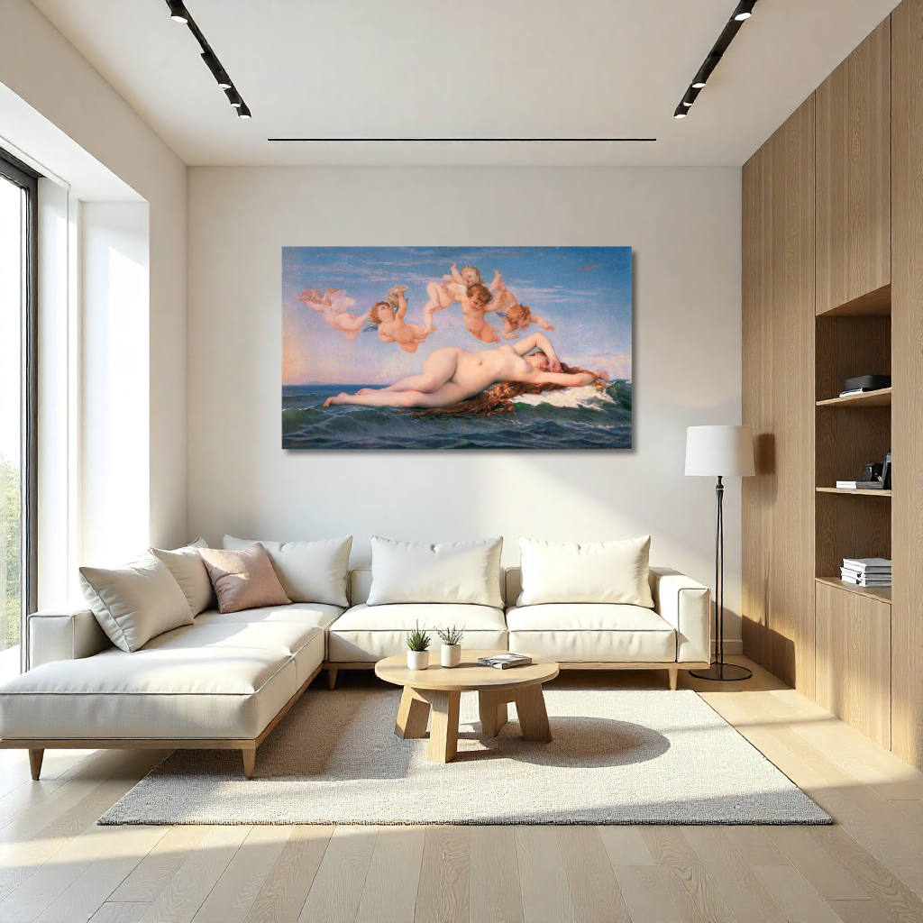 Quadro fatto a mano Birth of Venus – Arte su Tela con Effetto Pennellate | Arredo Parete Moderno o Classico (Copia) (Copia) (Copia) (Copia)