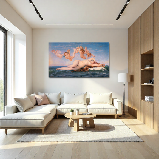 Quadro fatto a mano Birth of Venus – Arte su Tela con Effetto Pennellate | Arredo Parete Moderno o Classico (Copia) (Copia) (Copia) (Copia)