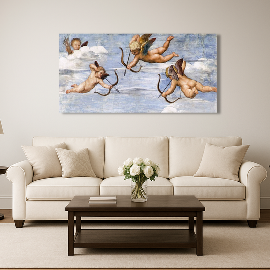 Quadro fatto a mano il Trionfo di Galatea – Arte su Tela con Effetto Pennellate | Arredo Parete Moderno o Classico (Copia)