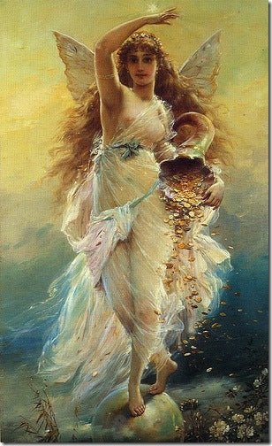 Quadro su Tela Personalizzato Dea della fortuna fatto a mano – Stampa moderna per Arredo Casa o Ufficio (Copia) (Copia) (Copia) (Copia) (Copia)