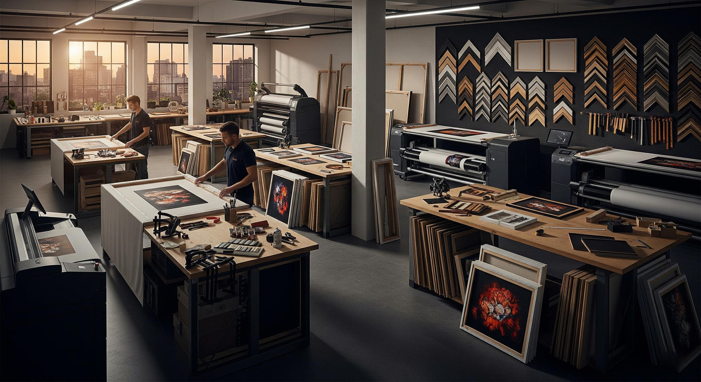 Quadro Mano con Sfera Riflettente – Stampa Tela Personalizzata Effetto Pittura Ispirata a Escher | Arte Visiva per Casa o Ufficio