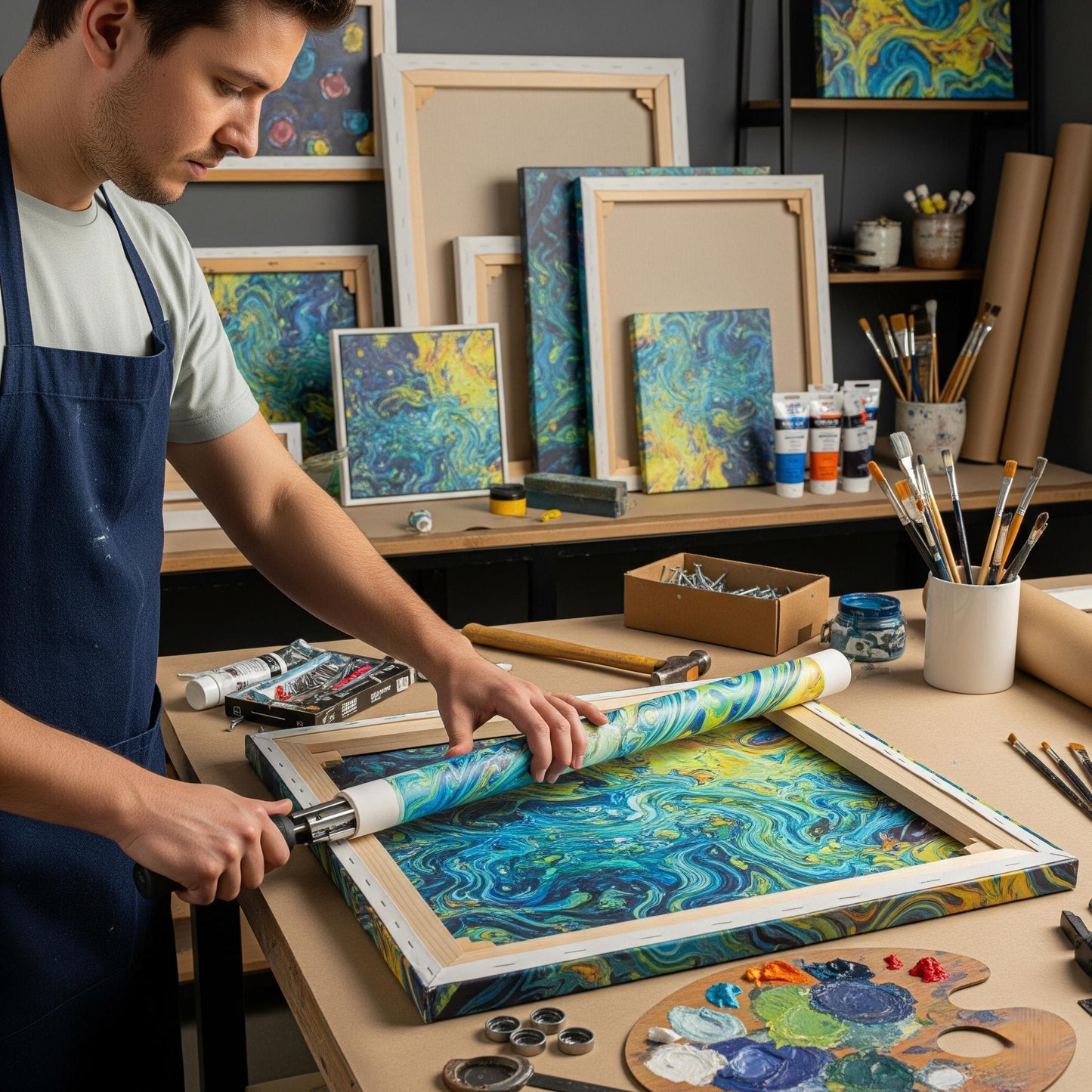 Stampa su Tela personalizzabile Trittico donna nero e oro figurativo Quadro Artistico Fatto a Mano per Casa Ufficio Arte Moderna e Classica