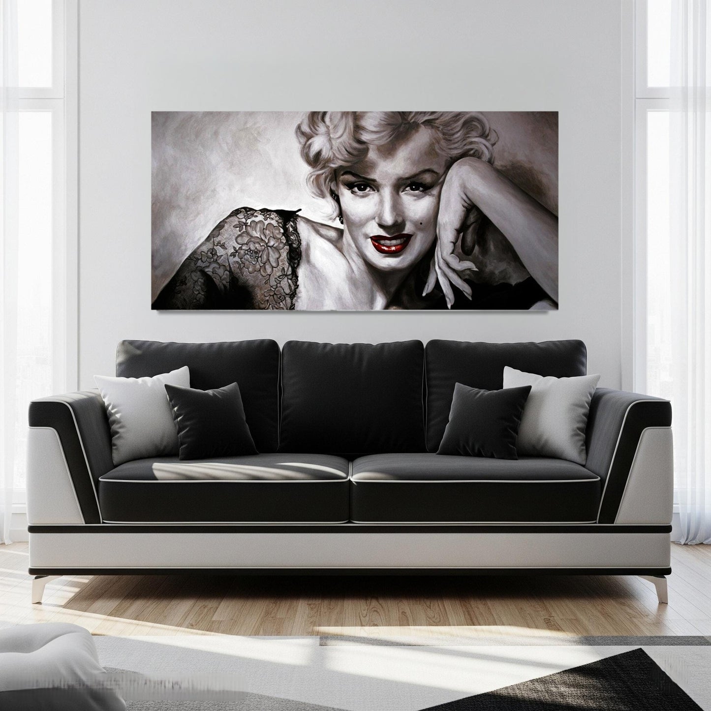 Quadro Marilyn Ritter “Eyes” – Stampa su Tela Effetto Pittorico | Arte Murale Moderna per Casa o Ufficio