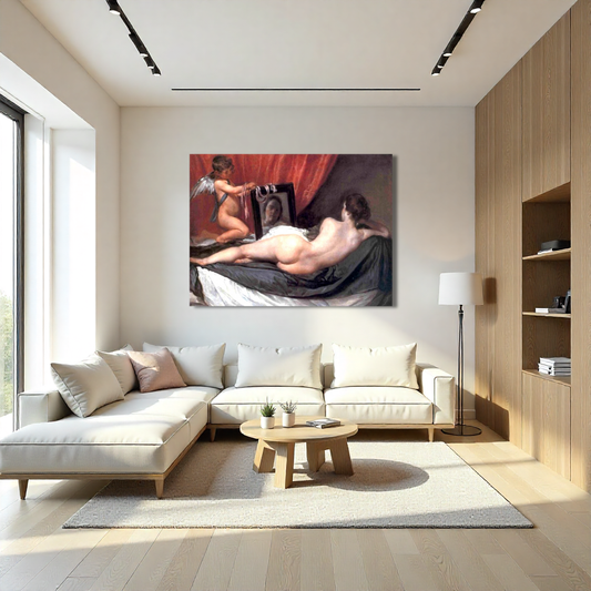 Quadro su Tela Personalizzato ispirato a Diego Velazquez Venere allo specchio fatto a mano – Stampa moderna per Arredo Casa o Ufficio (Copia) (Copia) (Copia) (Copia) (Copia) (Copia) (Copia) (Copia)