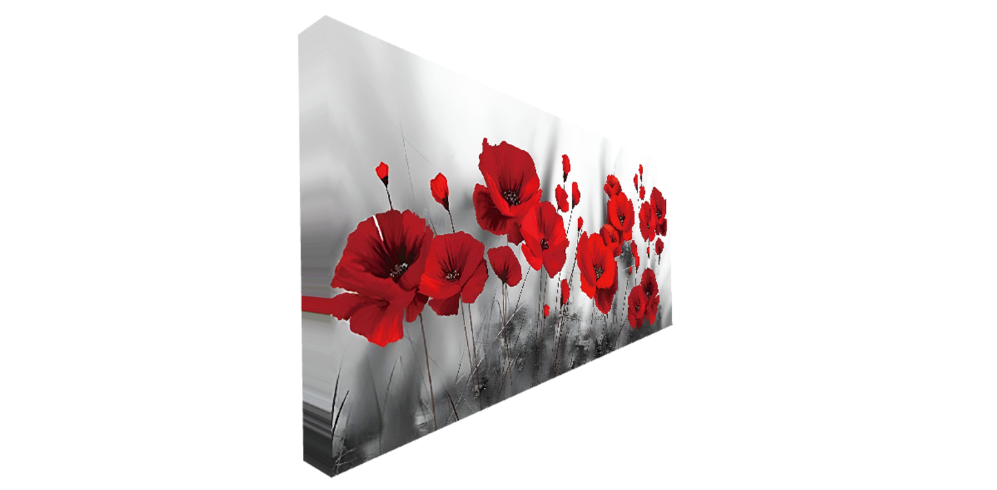 Quadro fatto a mano I Papaveri – Arte su Tela con Effetto Pennellate | Arredo Parete Moderno o Classico (Copia) (Copia)