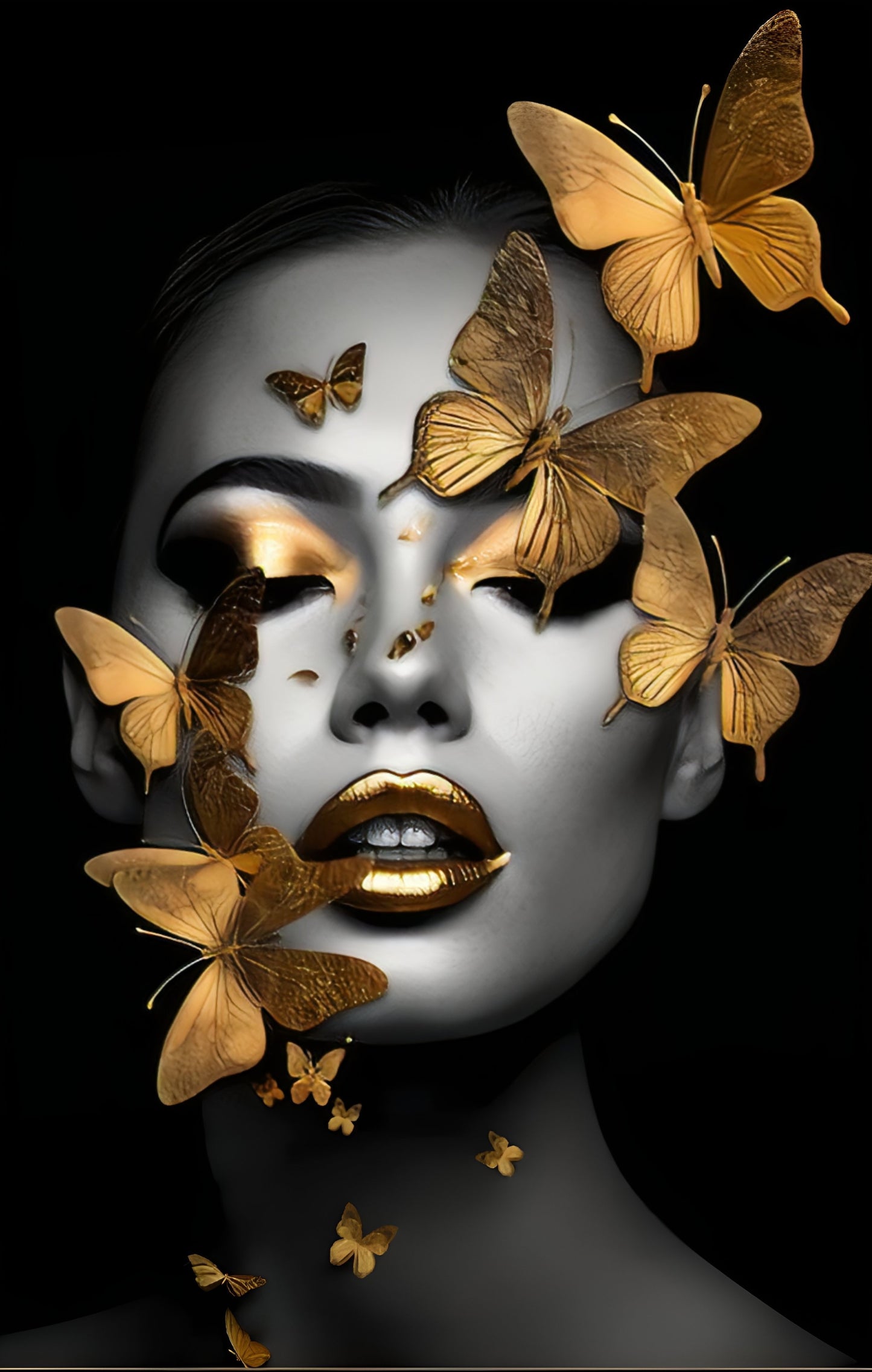 Quadro su Tela Personalizzato Ragazza con farfalle fatto a mano – Stampa moderna per Arredo Casa o Ufficio (Copia) (Copia) (Copia) (Copia) (Copia) (Copia) (Copia) (Copia) (Copia)