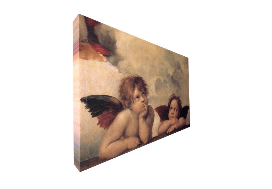 Quadro su Tela Personalizzato I Putti di Raffaello – Stampa moderna per Arredo Casa o Ufficio (Copia)