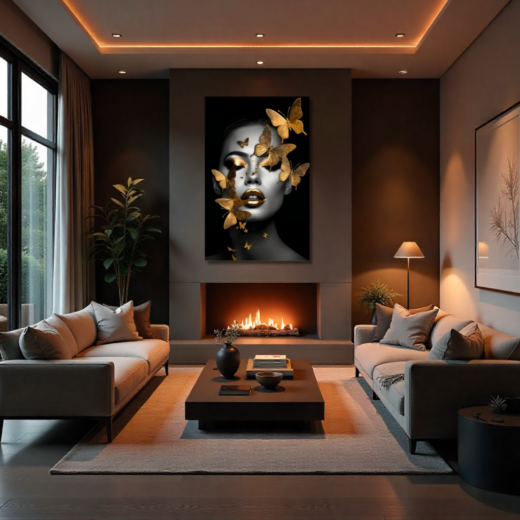 Quadro su Tela Personalizzato Ragazza con farfalle fatto a mano – Stampa moderna per Arredo Casa o Ufficio (Copia) (Copia) (Copia) (Copia) (Copia) (Copia) (Copia) (Copia) (Copia)