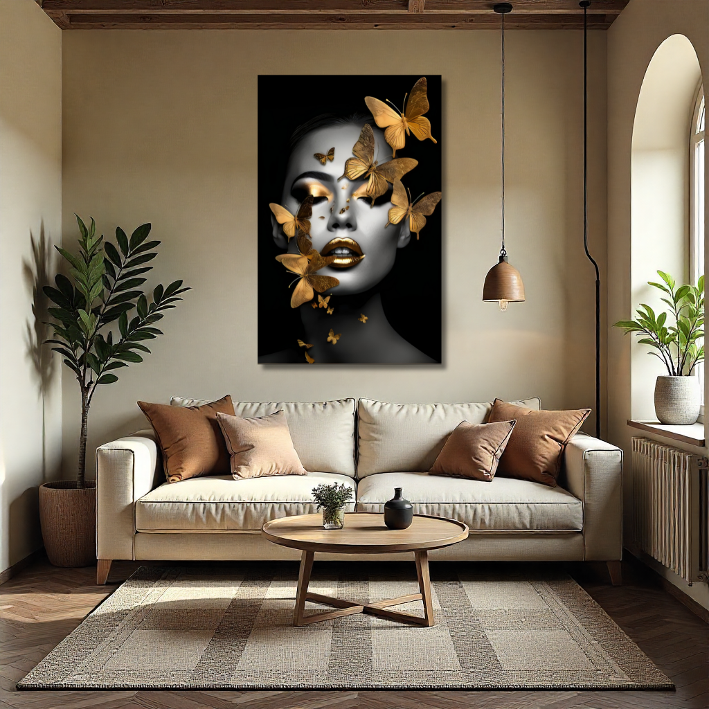 Quadro su Tela Personalizzato Ragazza con farfalle fatto a mano – Stampa moderna per Arredo Casa o Ufficio (Copia) (Copia) (Copia) (Copia) (Copia) (Copia) (Copia) (Copia) (Copia)