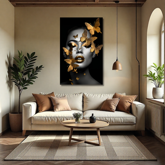 Quadro su Tela Personalizzato Ragazza con farfalle fatto a mano – Stampa moderna per Arredo Casa o Ufficio (Copia) (Copia) (Copia) (Copia) (Copia) (Copia) (Copia) (Copia) (Copia)