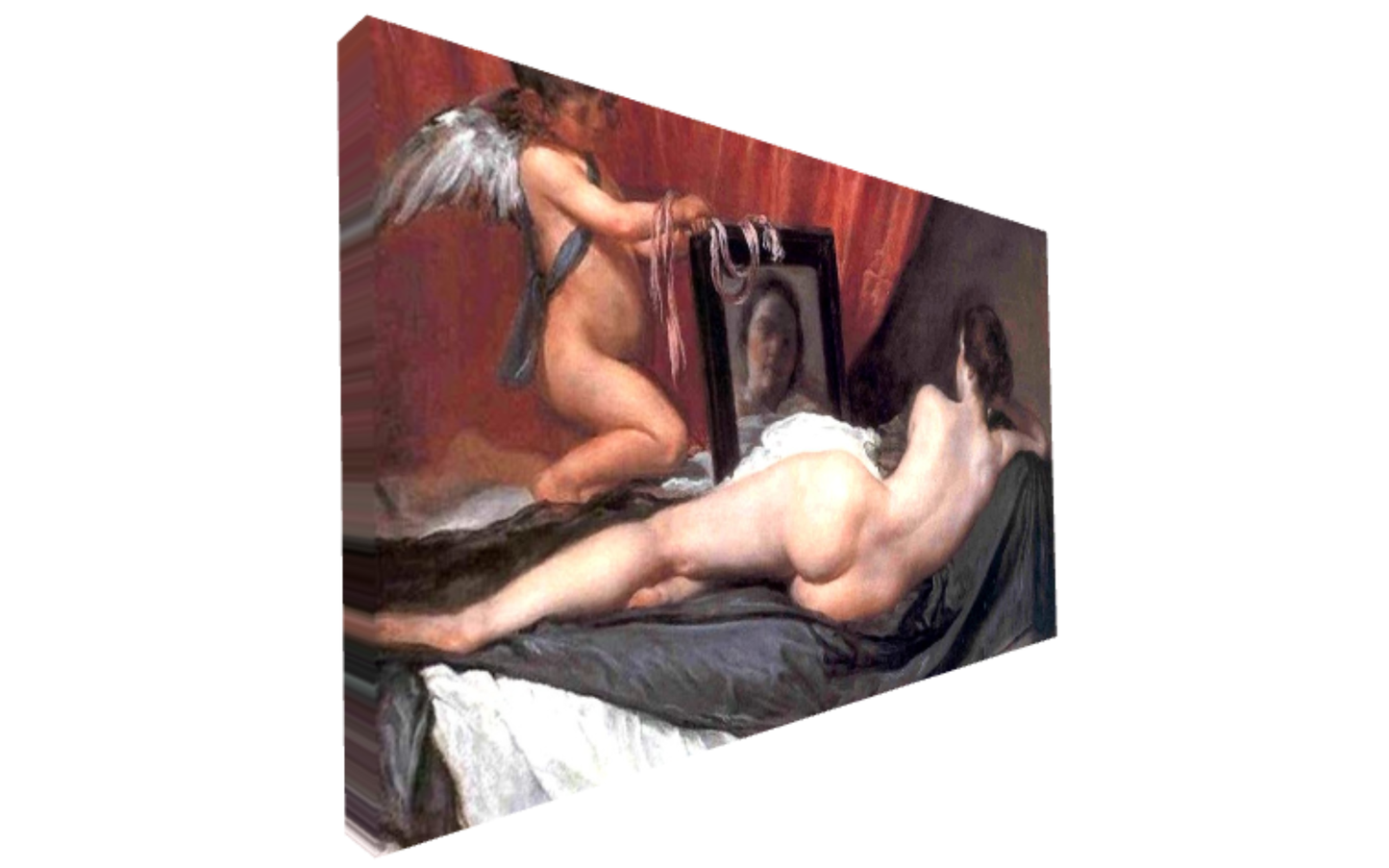 Quadro su Tela Personalizzato ispirato a Diego Velazquez Venere allo specchio fatto a mano – Stampa moderna per Arredo Casa o Ufficio (Copia) (Copia) (Copia) (Copia) (Copia) (Copia) (Copia) (Copia)